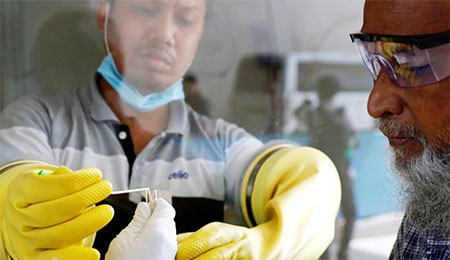 চুয়াডাঙ্গায় ভয়ংকর অবস্থা! শতভাগ করোনা শনাক্ত!