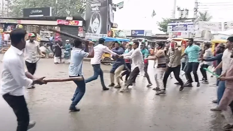 নারায়ণগঞ্জে ছাত্রদল-শিবিরের সংঘর্ষ, আহত ৫….
